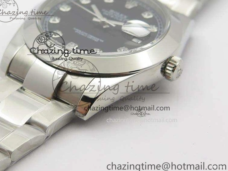 MiroTime 0323 DailyWear DateJust 41mm 126300 SS Noob 1:1 Best Edition Black Dial Diam Markers On SS Bracelet A 3587